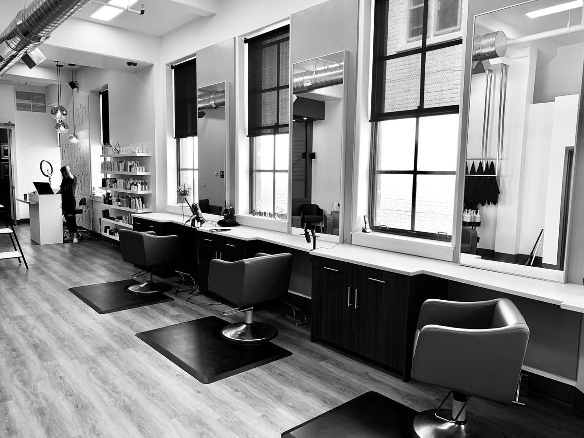 Hair Stylists having fun at Kulor Salon at 22 East Center Street in Logan. Utah. https://www.instagram.com/kulorsalon/ https://www.kulorsalon.com/ 435-213-9075 Kulor Salon is the best place for hair styling. www.kulorsalon.com More than just a hair salon. COMFORT, KINDNESS, AUTHENTICITY & LOVE! These are the feelings we hope you experience while you’re in our salon. From the service we provide to the atmosphere and products we use. https://www.instagram.com/AwCreativeUT/ https://www.awedcreative.com/